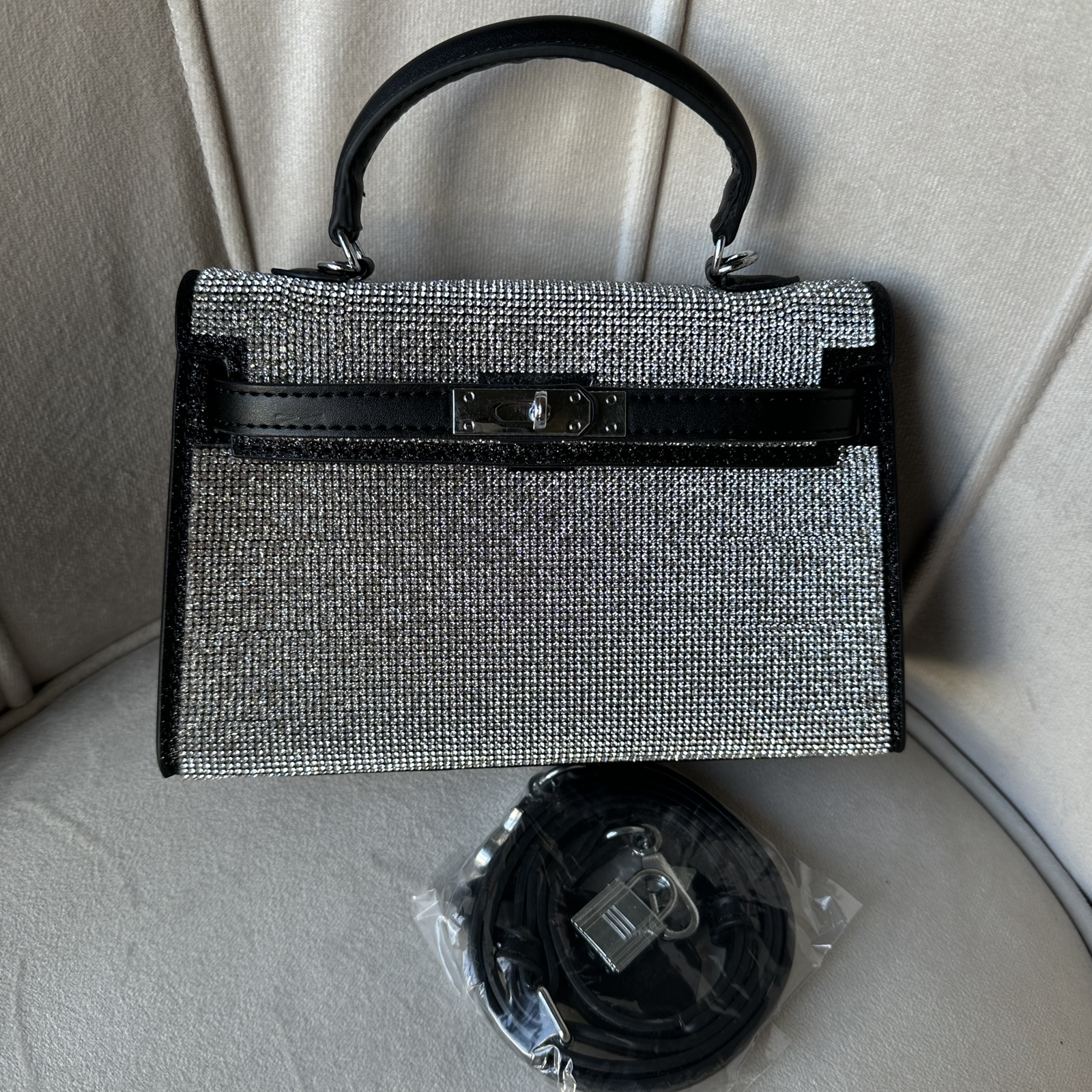 MEILI™ Borsa Nero Glitter Limited Edition