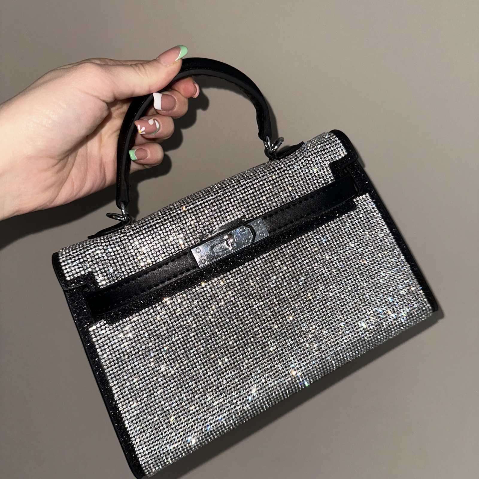 MEILI™ Borsa Nero Glitter Limited Edition