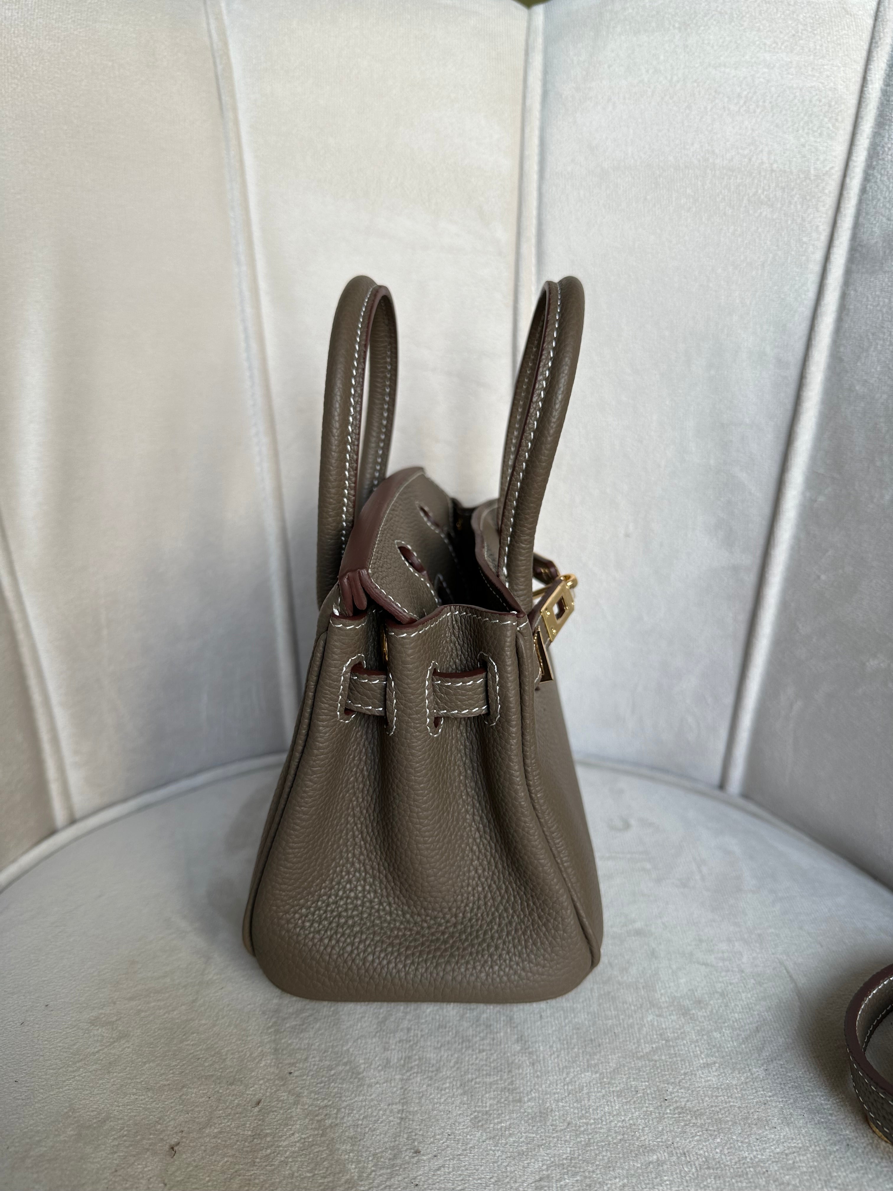 MEILI ™- Giselle Bag - In Vera Pelle - Tortora